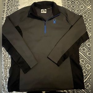Men’s XL Spyder Quarter-Zip Pullover Excellent Used Condition